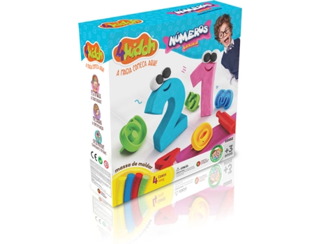 Plasticina   Números (Idade Mínima: 3 Anos - 22x6x22)