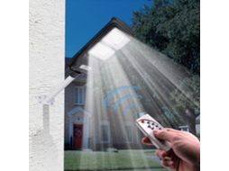 Farol Solar de 60w, 6000 Lumens, Leds, Sensor de Movimento, Controlo Remoto e À Prova D'água Ip67 LAXISCREED