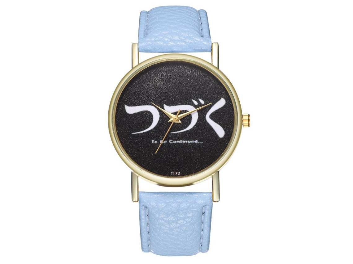 Reloj De Cuarzo Elegante Y Moderno Unisex Casual Regalo (azul Claro)