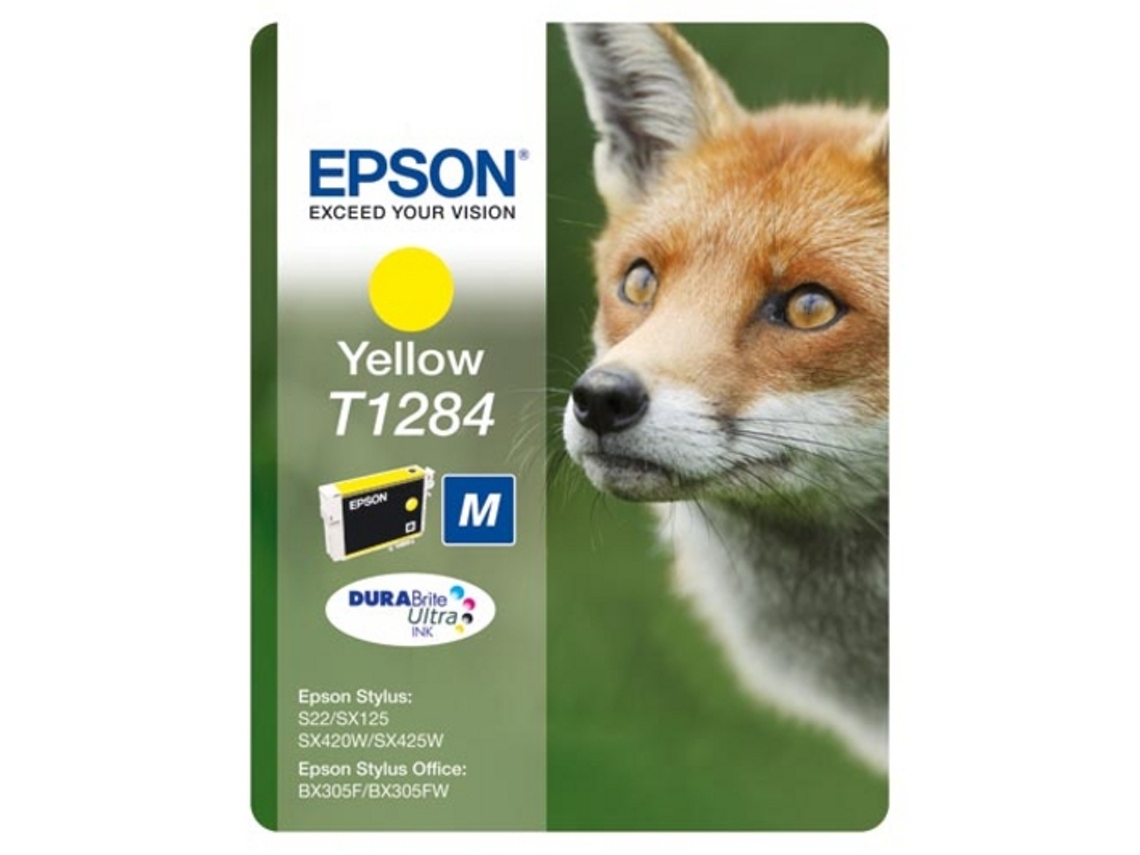 Tinteiro EPSON T1284 Amarelo (C13T12844022)