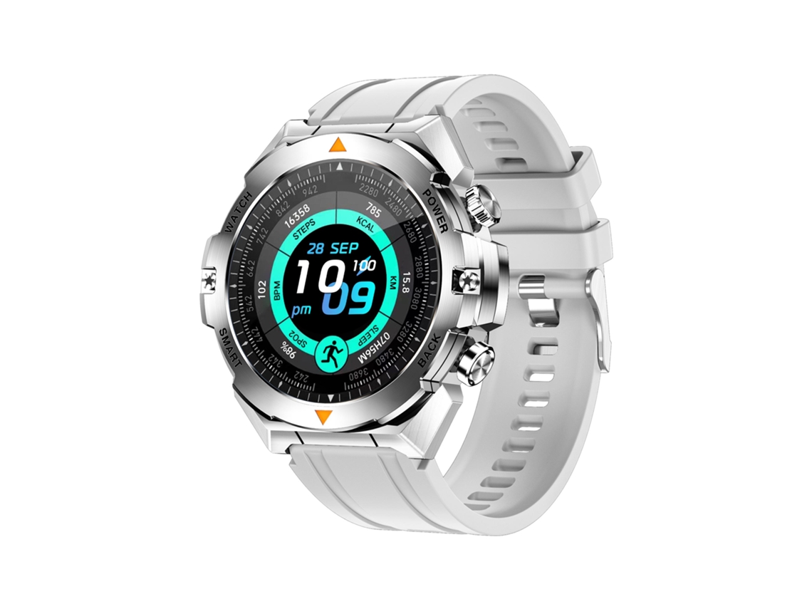 Smartwatch De 1,46" Hd Com Design Robusto, Chamadas Bluetooth E Resistência À Água Ip68 (prateado)