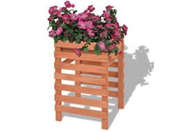 Vidaxl Floreira 38x36x60 Cm Madeira