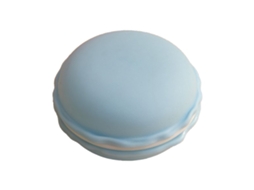 Caixa de Jóias Macaron Azul Claro Plástico Forma Exquisita S/MARCA