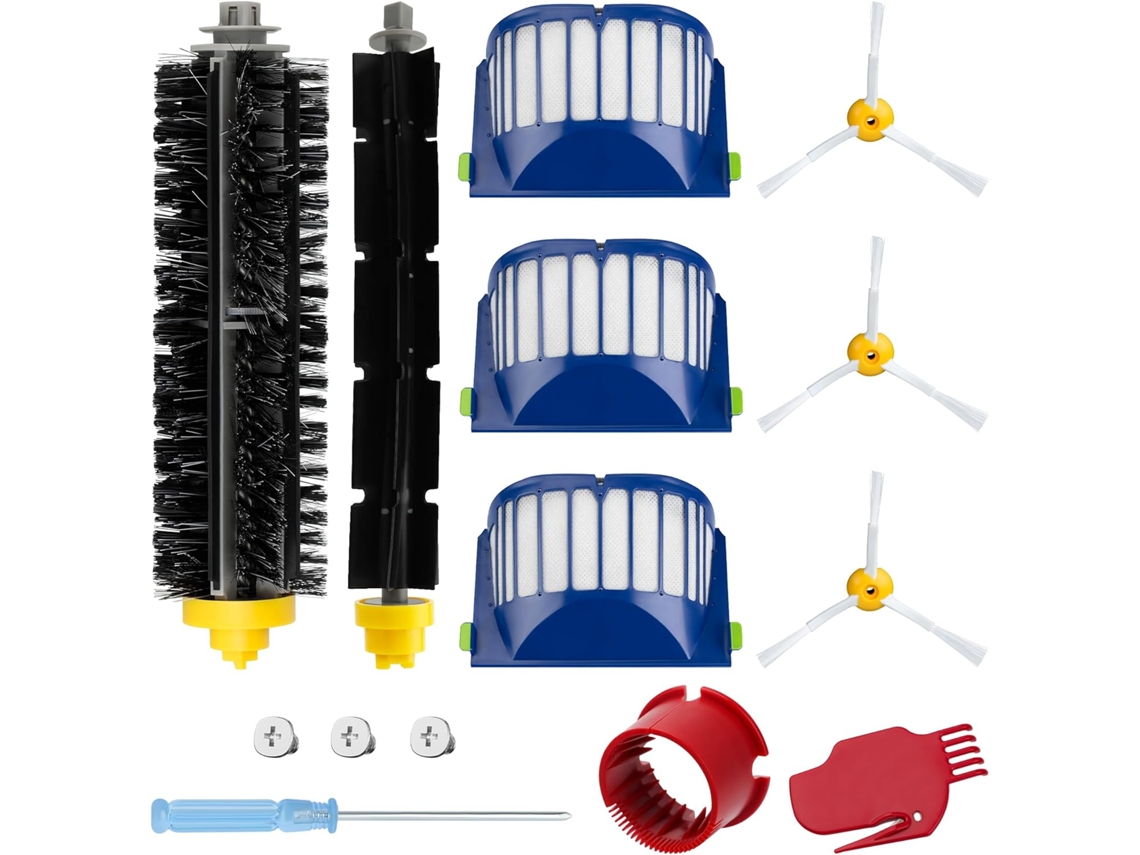 Kit De Peças De Reposição Para Irobot As Séries 600 694 677 655 680 E 660 /séries 500 595 E 585 Acessórios Aspirador Robô (10 Peças) Cuich
