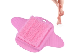 Scrubber Para Pés Com Pedra De Pumice, Exfoliante, Massagem E Limpeza Sem Se Curvar No Banho