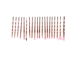 Set De Pincéis De Maquiagem Para Mulher Com 20 Peças, Cerdas Suaves E Cabo Abs Durável