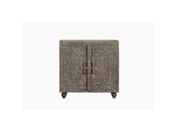 Aparador HOME ESPRIT Marrom claro Madeira 91,5 x 40 x 90 cm