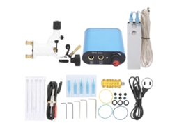 Kit de máquina de tatuagem profissional com caneta de maquiagem permanente para iniciantes, 90-265V