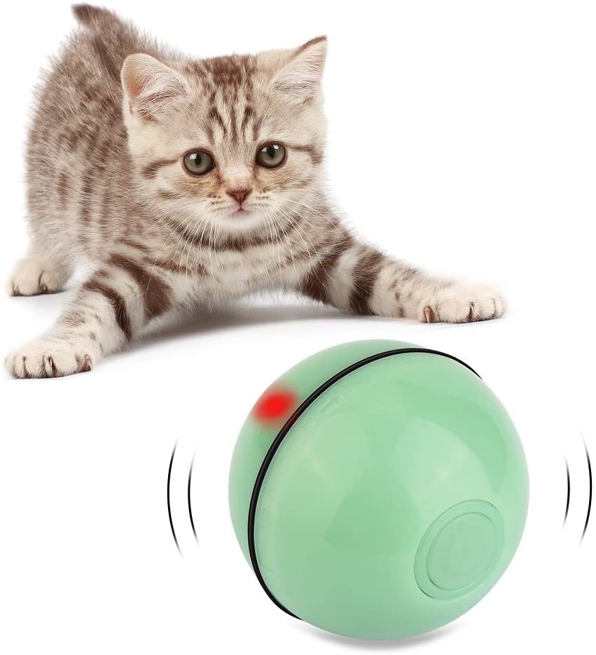 brinquedo interativa para gatos, bola automática para gatos – movimento  automática 360 graus, brinquedos interativos para gatos, bola recarregável  por