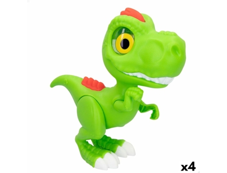 Figura Articulada FUNVILLE Dinossauro 23 X 21 X 8 Cm 23 X 21,5 X 8,5 Cm 4 Unidades