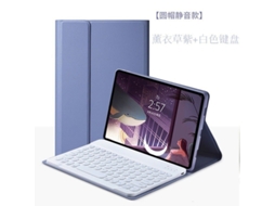 Lurelia Capa Com Teclado Para Tablet Lenovo M10 Plus 3ª Geração 10.6 2022, Roxo Escuro, Mouse Dual-mode 2.4g