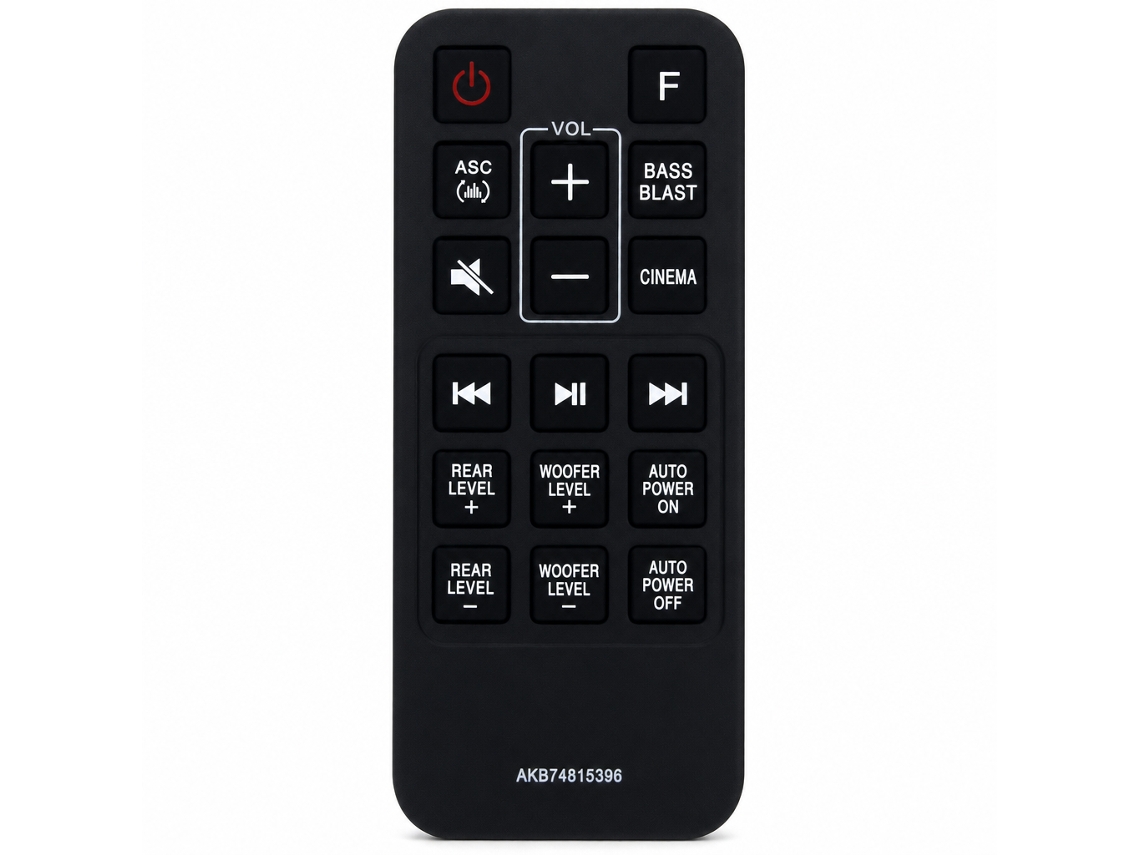 Comando À Distância Para Barra De Som Compatível Com Lg Akb74815396_dae