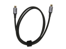 Aetheria cabo Usb4 Type C 40gbps Carregamento Rápido 100w Transmissão 8k 60hz 1m Cinza Espacial