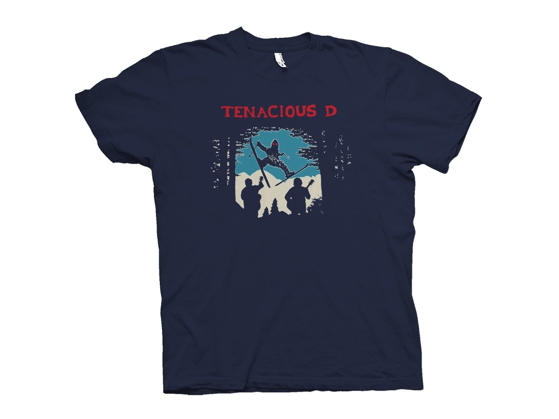 Tenacious D Skiing Sasquatch T shirt ROCKINSTONE Unisex Adults Best Sellers Size:s