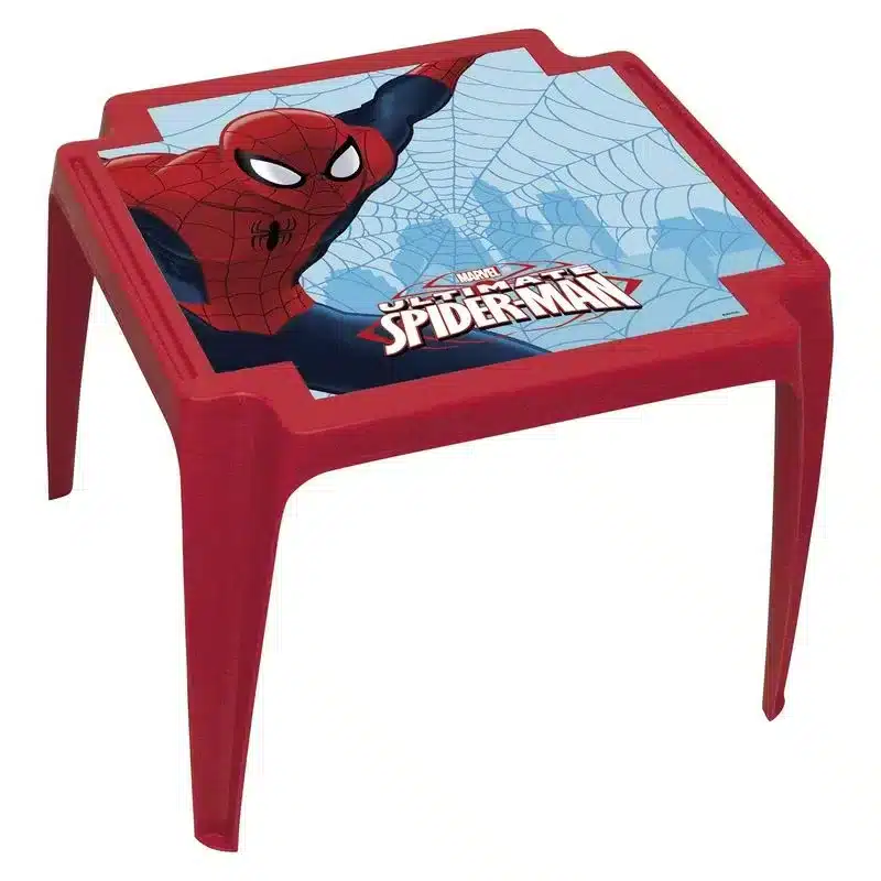 Mesa De Plástico Infantil Roja Marvel Spiderman Arditex Sm7977 Arditexp24