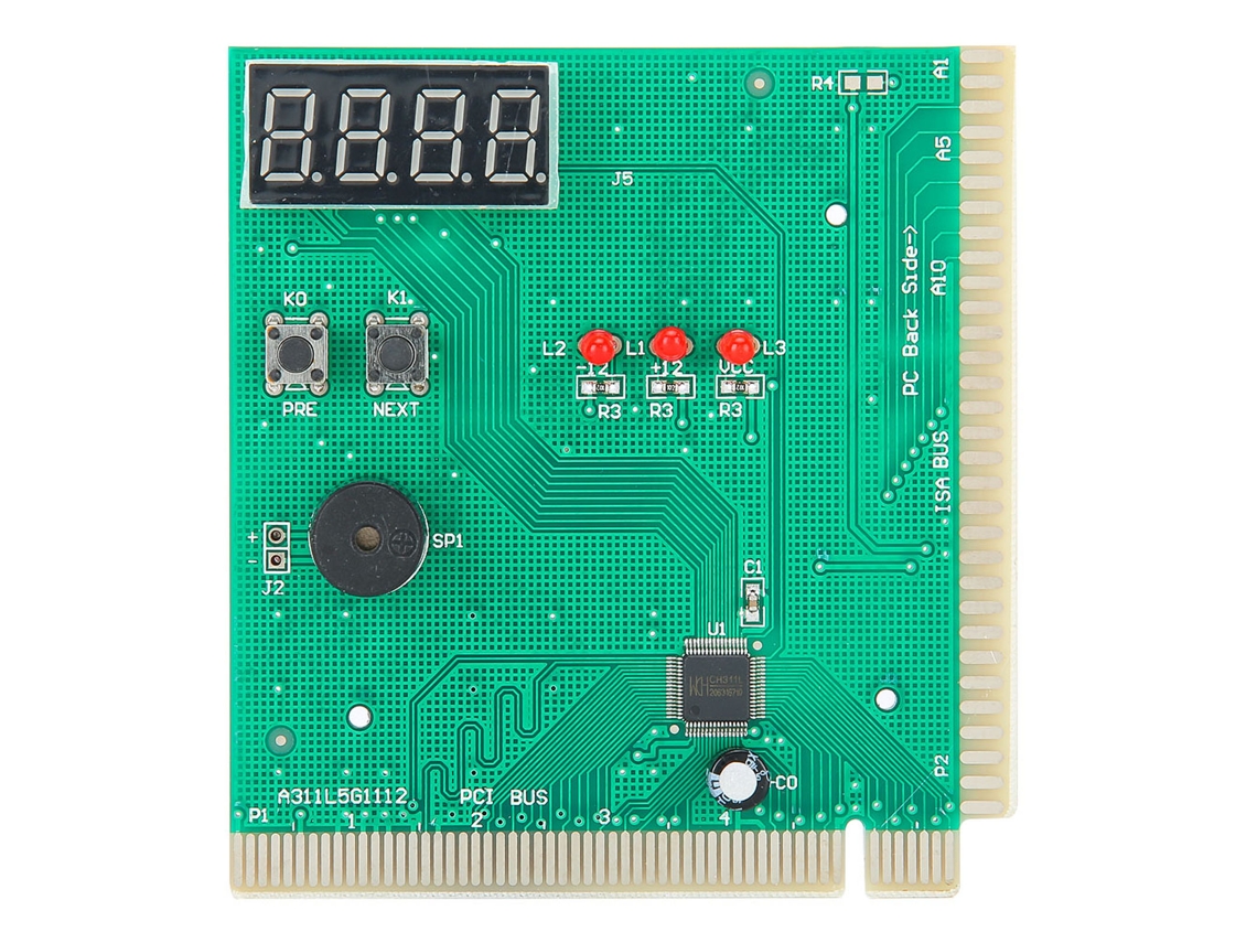 Cartão Diagnóstico LAXISCREED Placa Mãe 4 Dígitos