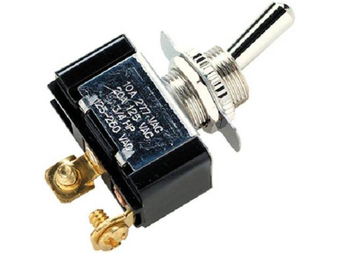 Interruptor SEACHOICE Toggle On-Off Preto