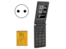 Laxiscreed Telefone Flip Dual Sim 3g Para Chamadas E Utilização Básica