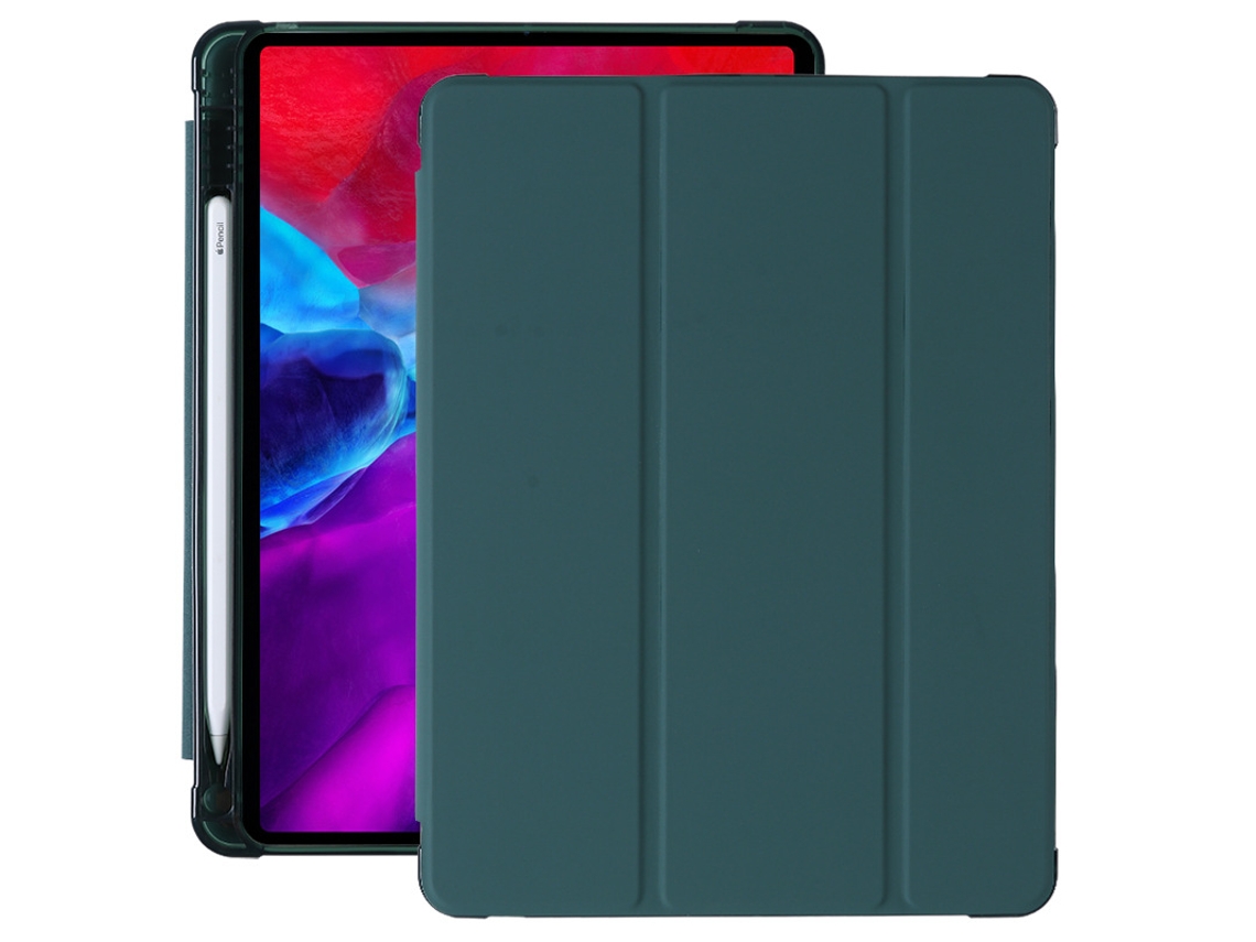 Capa De Tpu Para Tablet Com Airbag De Quatro Cantos E Três Dobras, À Prova De Choque, Para Ipad Mini 4/5, 7.9 Digitallab Verde Escuro