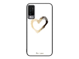Capa De Celular Com Vidro Pintado Colorido Para Huawei Maimang 10