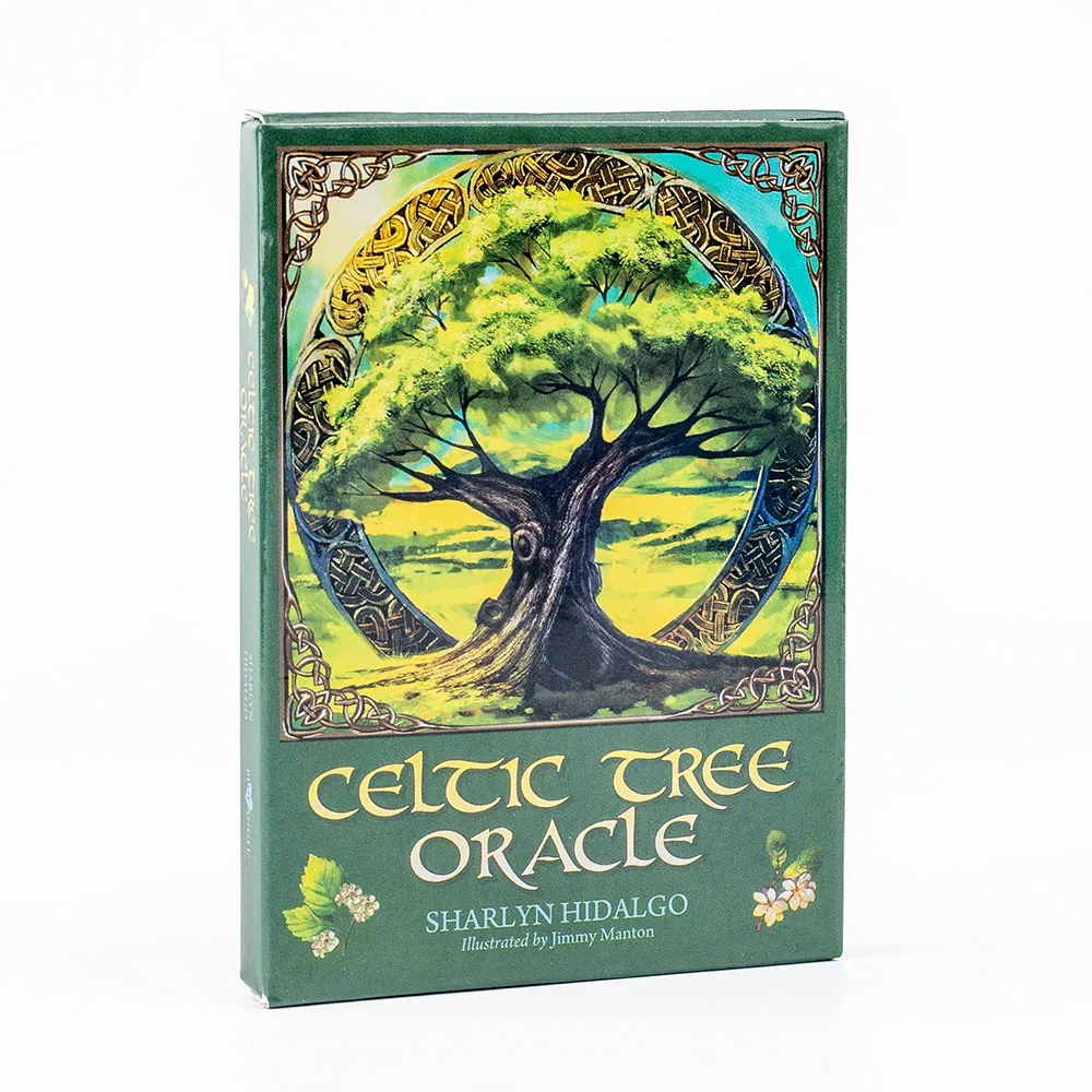 Cartas Oráculo da Árvore Celta, 25 Cartas, 10,2 X 7,2 Cm, Versão em Inglês, Baralho de Mesa. MDUG