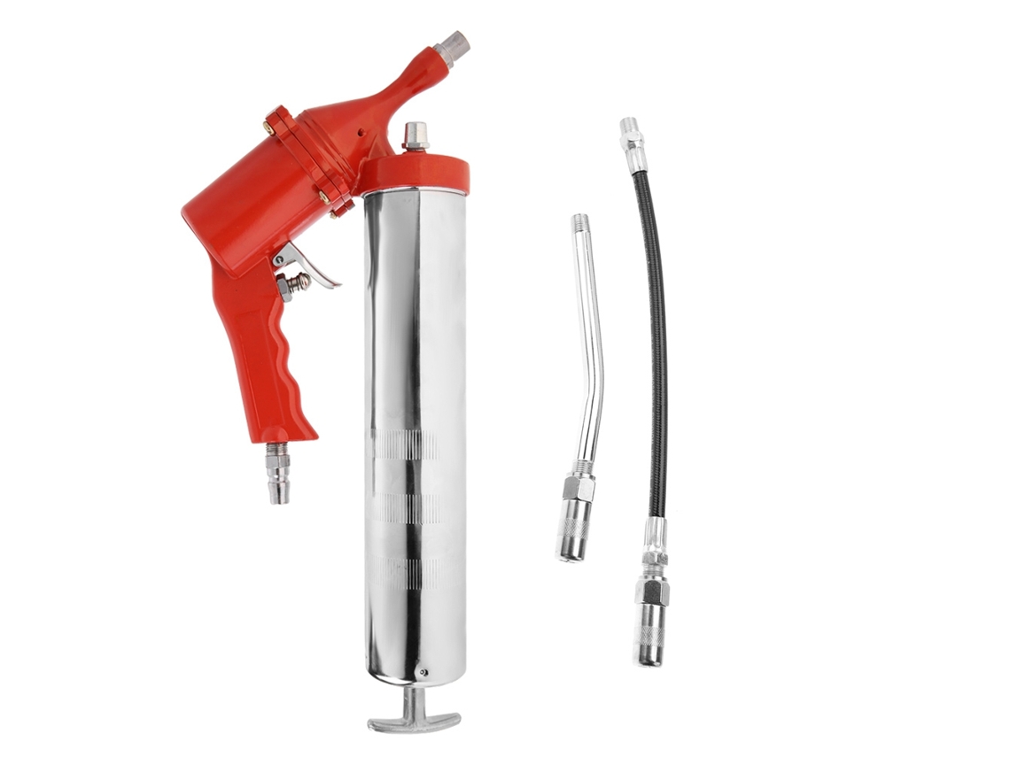 Pistola pneumática Graxa 400cc Graxar Ferramenta Cartucho 1/4''