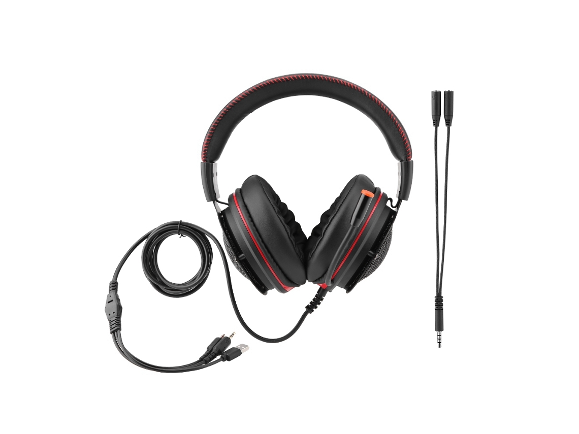 Fone de Ouvido para Jogos, Stereo Luminoso. EOOCOO