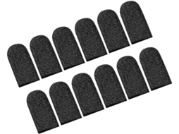Labrimp Pacote Com 10-protetores De Dedos Pretos, Resistentes Ao Suor E Desgaste, Para Gamers