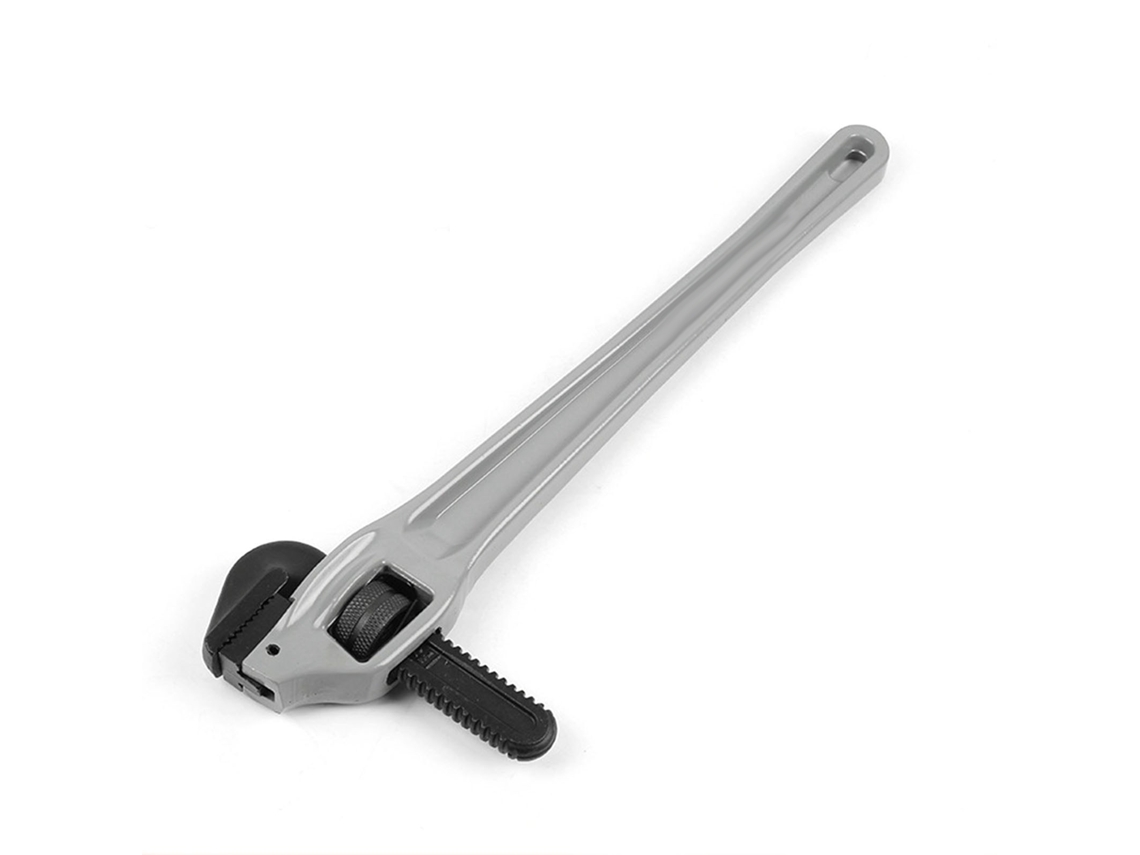 Chave de Canos Offset Ajustável em Alumínio de Alta Resistência com Mandíbula Flutuante Cr Mo 18 Polegadas Abertura 85mm