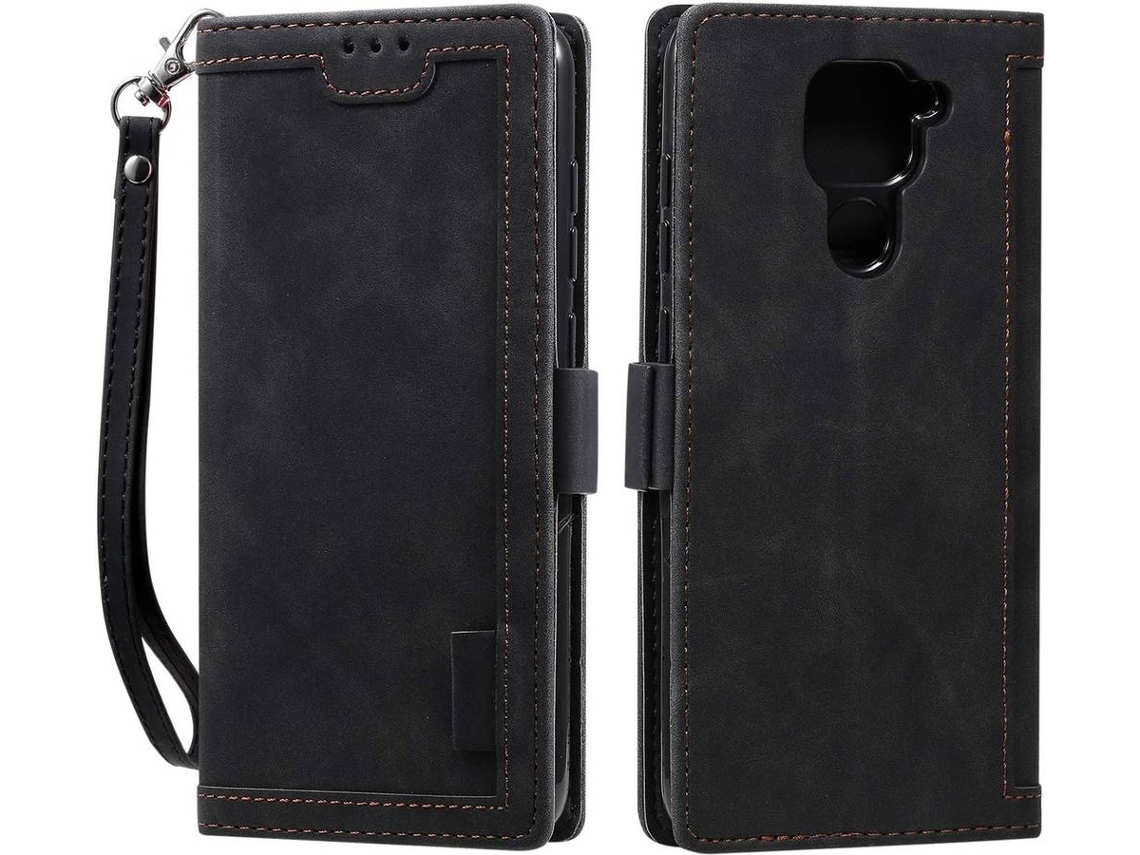 Capa Xiaomi Redmi Note 9 HONGWE. Livro Preto