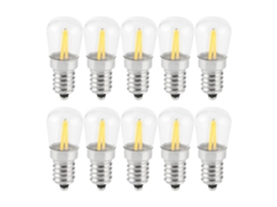 Lâmpada de Filamento Curto E14 1.5W 110V Branco Quente | S/MARCA