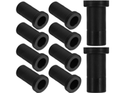 Conjunto De 10 Tampas Mangueira Em Pom Preto, Impermeáveis E