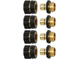 Conjunto De 4 Peças Com Conexões Rápidas Para Mangueira Jardim,