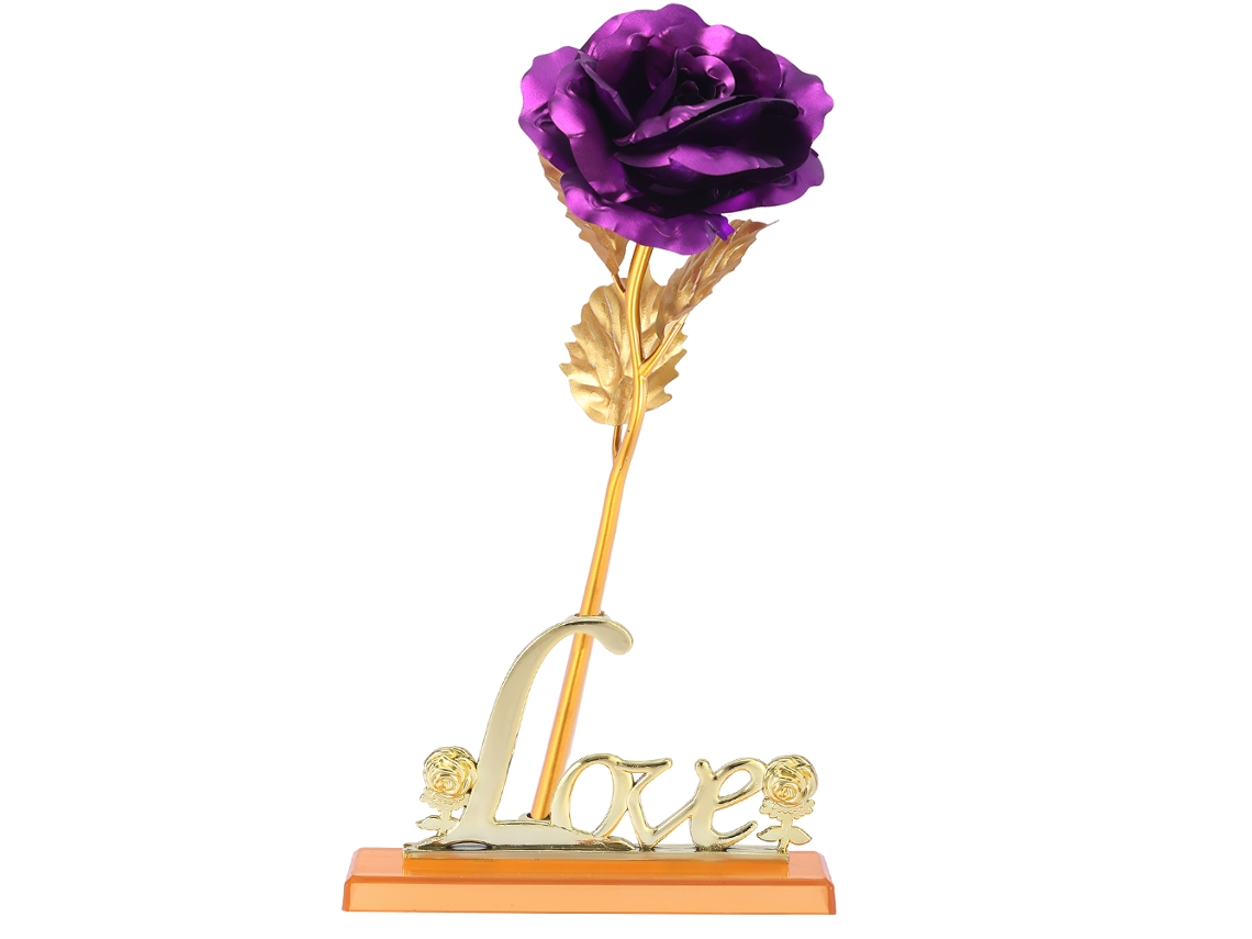 Flor de Ouro 24k LAXISCREED Presente Romântico