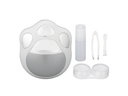 Estuche Para Lentes De Contacto Cute Paw Caricatura Portátil Ligero Kit De Inmersión