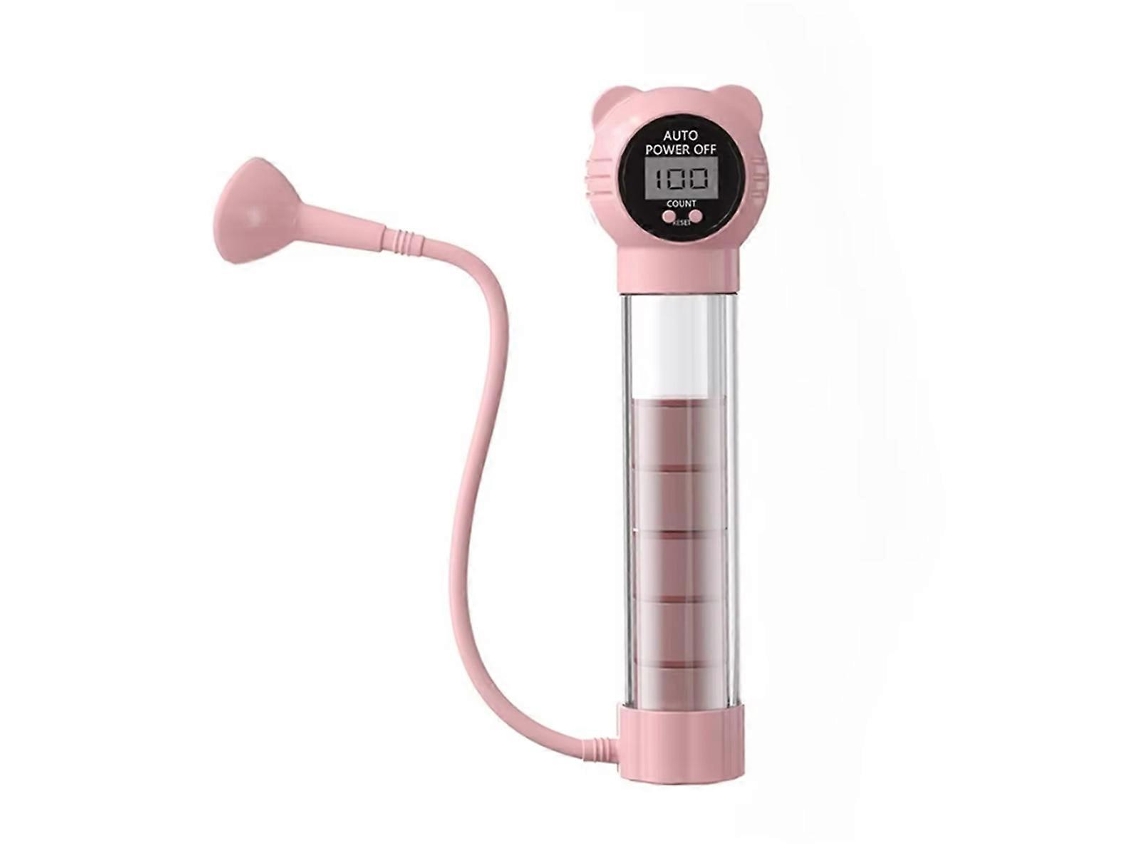 Aparelho Para Exercícios Respiratórios Com Contador, Treinador Muscular Abdominal Com Halteres Para Aumento Da Capacidade Pulmonar PENGDSJE (rosa)