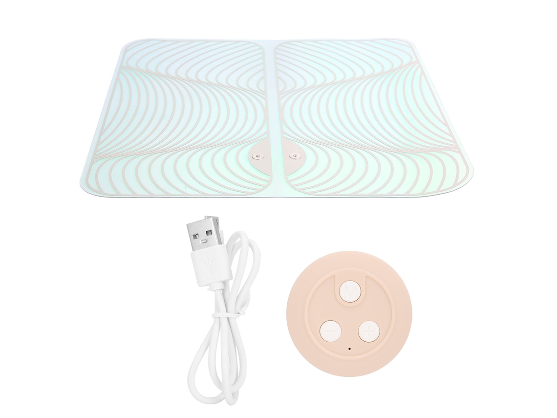 Almofada De Massagem Para Os Pés Ems Com Controle De Botão Inteligente Recarregável, Estimulador Elétrico De Massagem Para Os Pés