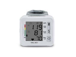 1 Unidade de Monitor Pressão Arterial Automático Pulso, Braçadeira com Grande Visor Lcd Retroiluminado Monit Or Pa, Pa GOKOCO