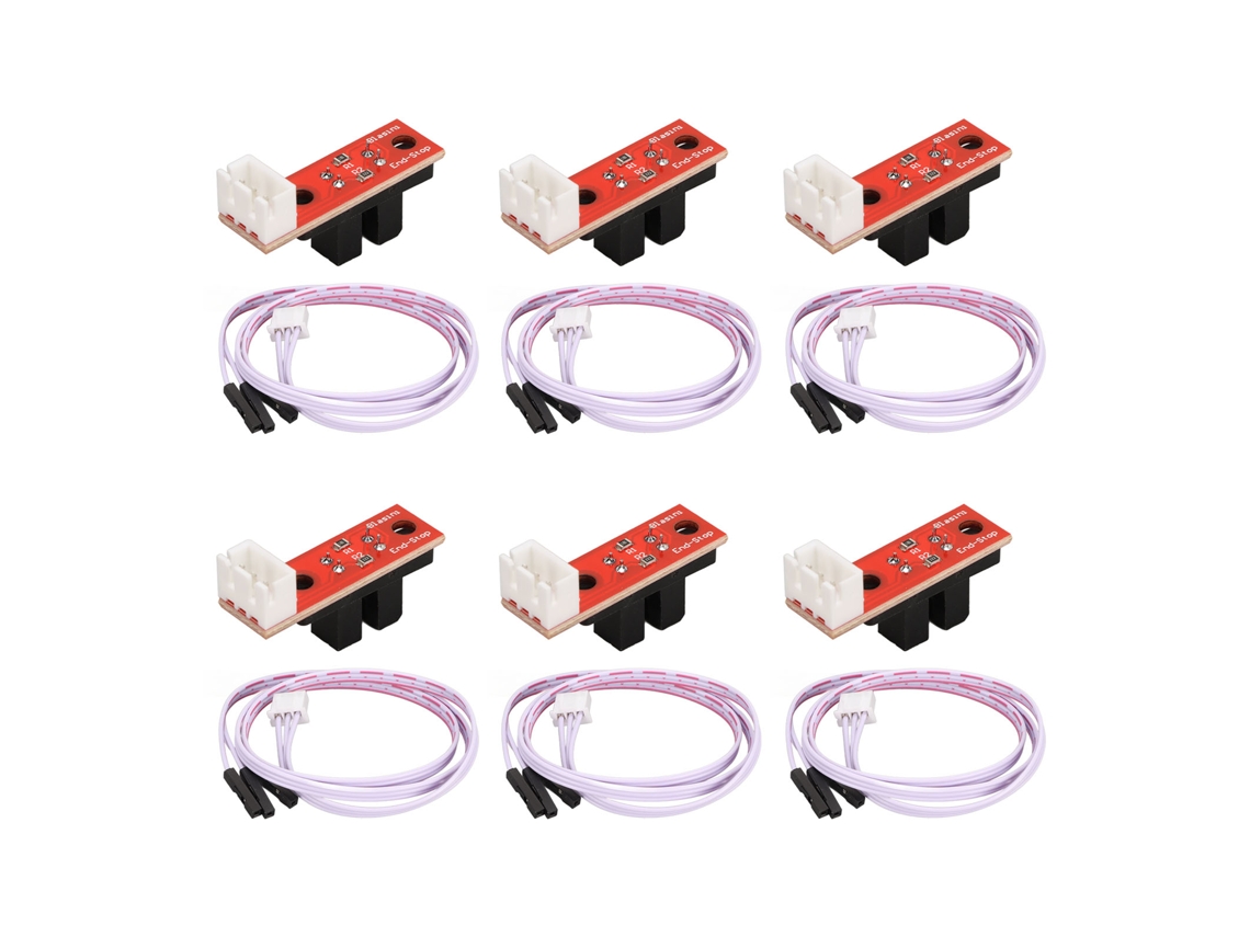 6 Conjunto De Finales Ópticos Y Mecánicos Sin Ruido Para Impresora 3d Interruptor Límite 5v