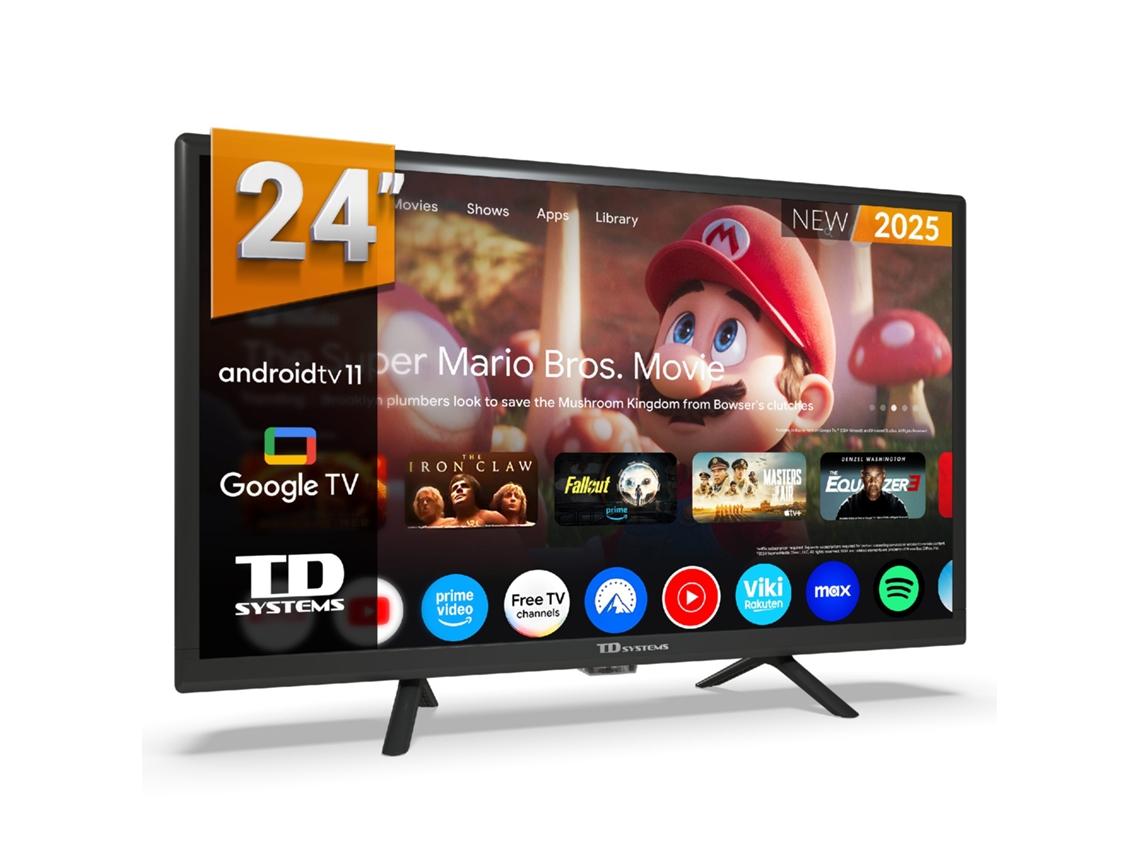 Smart Tv 24 Polegadas Hd Hey Google Official Assistant com