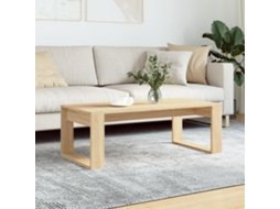 Vidaxl Mesa De Centro 102x50x35cm Derivados De Madeira Carvalho Sonoma
