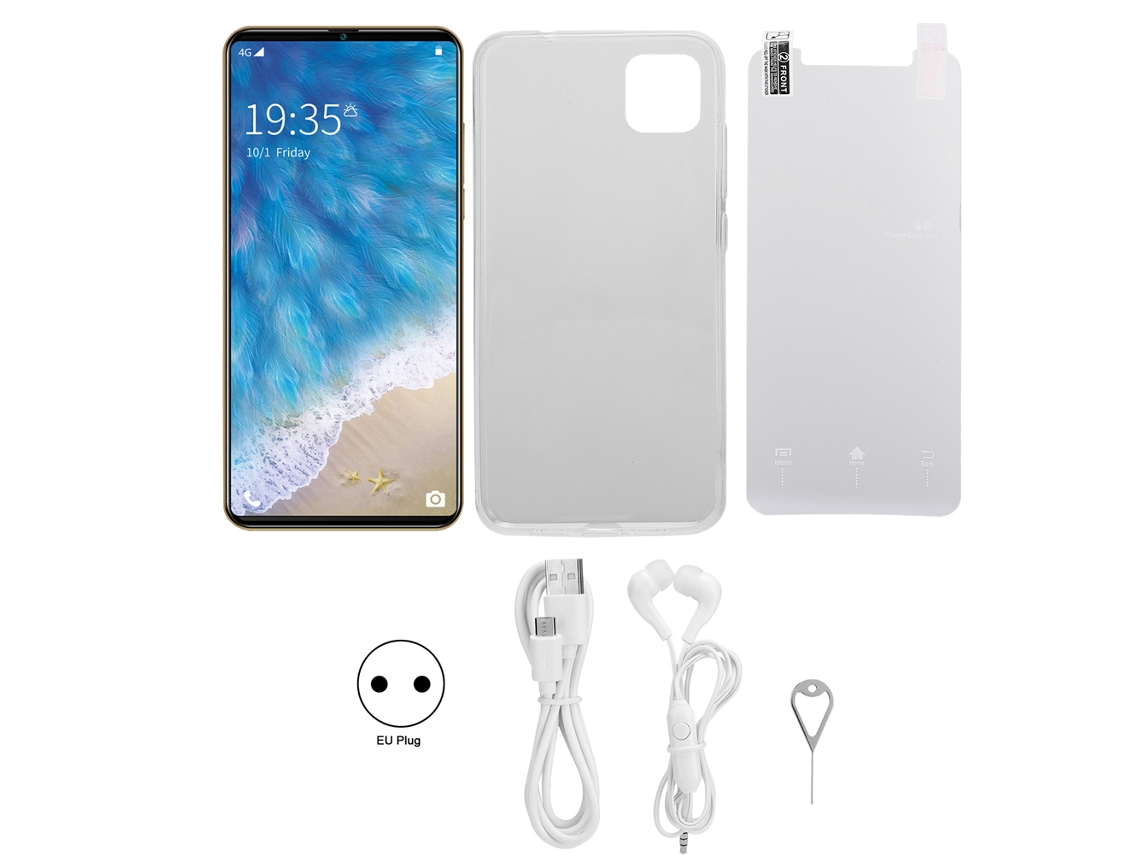 Laxiscreed Smartphone Android 6.1" Com Desbloqueio Facial | Alta Performance E Design Compacto