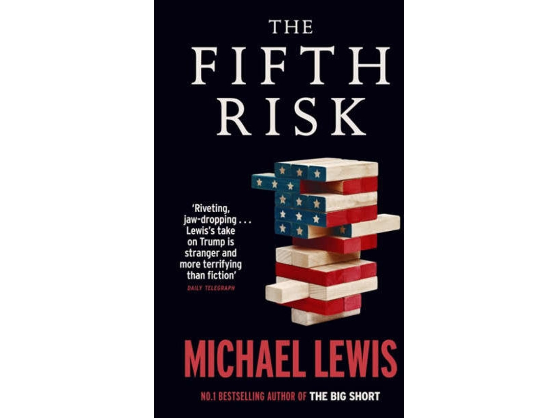 Livro Fifth Risk de Michael Lewis (Inglês)