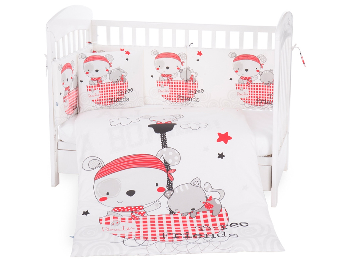 Conjunto Jogo de Cama 6 Pç KIKKABOO Pirates