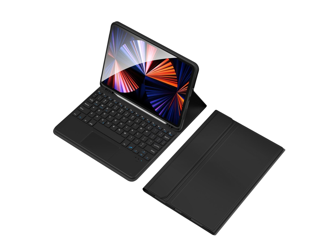 Teclado Sem Fio Bt Keypad Usb Case De Couro Pu Para Tablet Ipad Air2/pro 9.7in