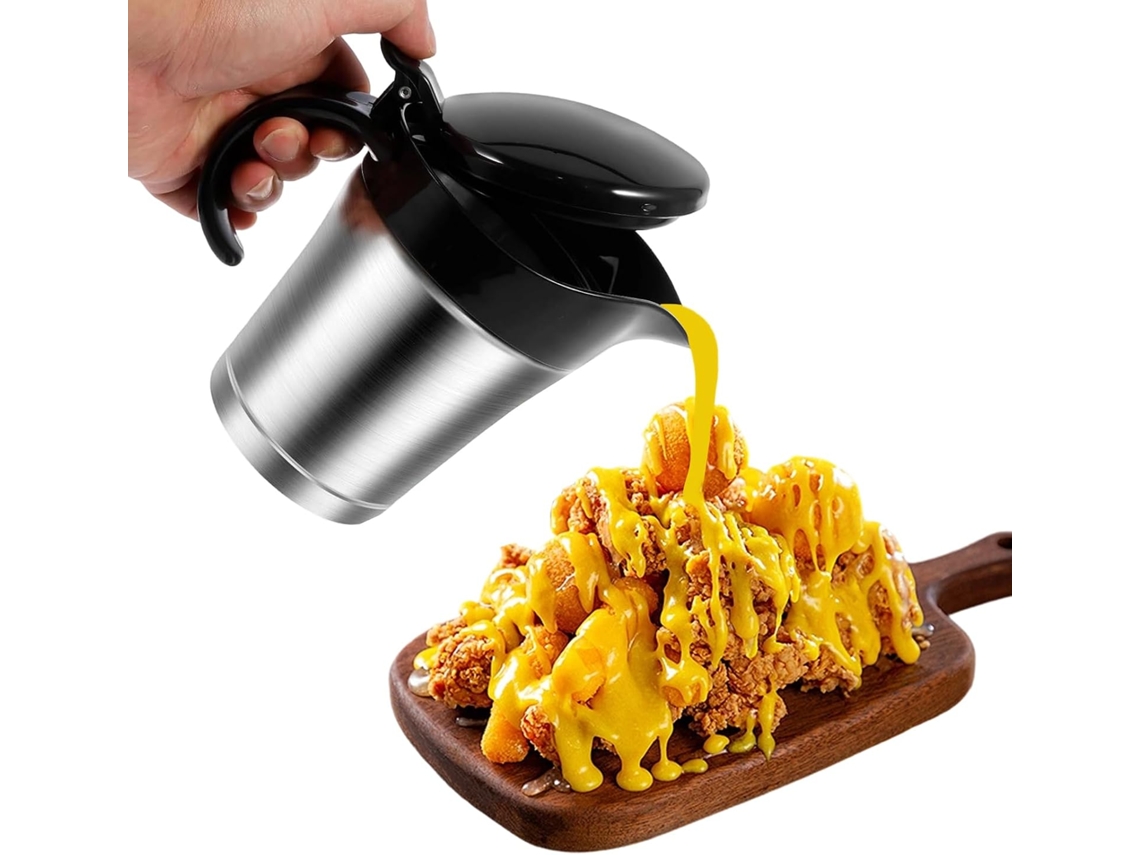 Molheira Grande Para Servir, 450ml, Com Tampa.
