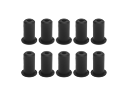 Kit 10 Passagens Cabo Starlink Silicone 0.75in Preto