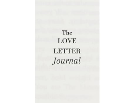 Livro The Love Letter Journal de Luna Sinclair (Inglês)