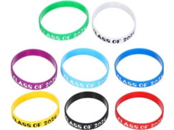 Conjunto De 8-pulseiras Silicone Para Formatura, Faixas E Acessórios Para Celebrar Parabéns Pela Formatura Outros