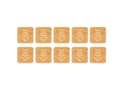 Tapete de Mesa LAXISCREED Peixe Pequeno 10pcs